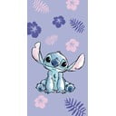 Lila pamut gyerek fürdőlepedő 70x140 cm Lilo and Stitch – Jerry Fabrics