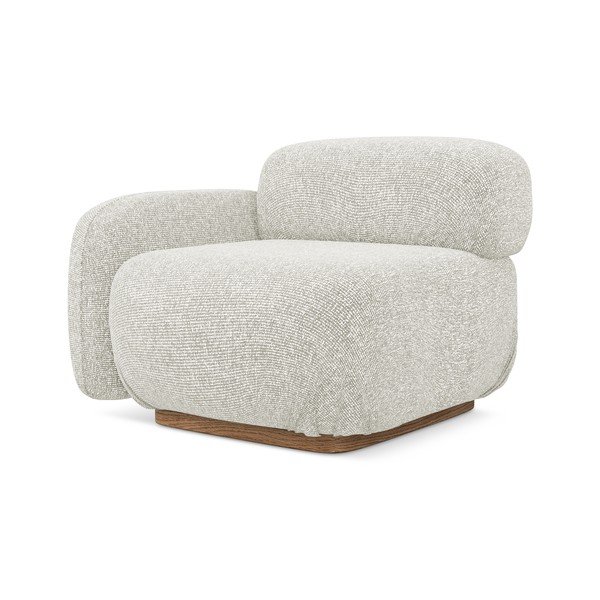 Krémszínű kanapé modul (bal oldali) Ailani – Makamii-image-1