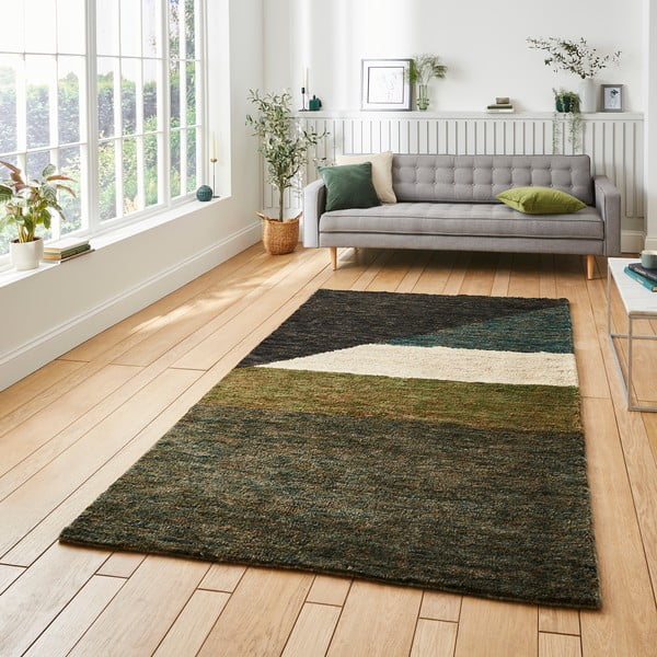 Zöld szőnyeg 170x120 cm Hemp - Think Rugs-image-2