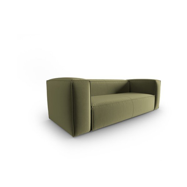 Zöld bársony kanapé 200 cm Mackay – Cosmopolitan Design-image-2