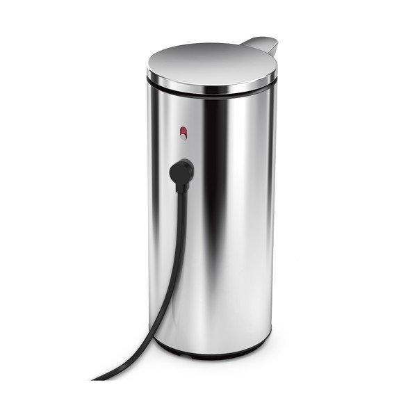 Fényes ezüstszínű automata acél szappanadagoló 266 ml – simplehuman-image-2
