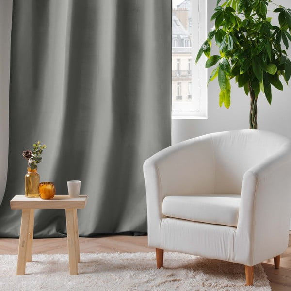 Szürke mikroszálas termo függöny 135x260 cm Micropolar – douceur d'intérieur-image-4