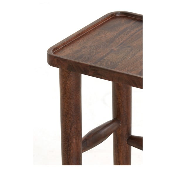 Akácfa tárolóasztal 42x42 cm Qiano – Light & Living-image-4