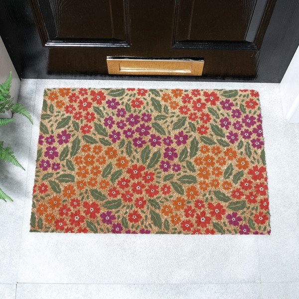Kókuszrost lábtörlő 40x60 cm Floral – Artsy Doormats-image-3