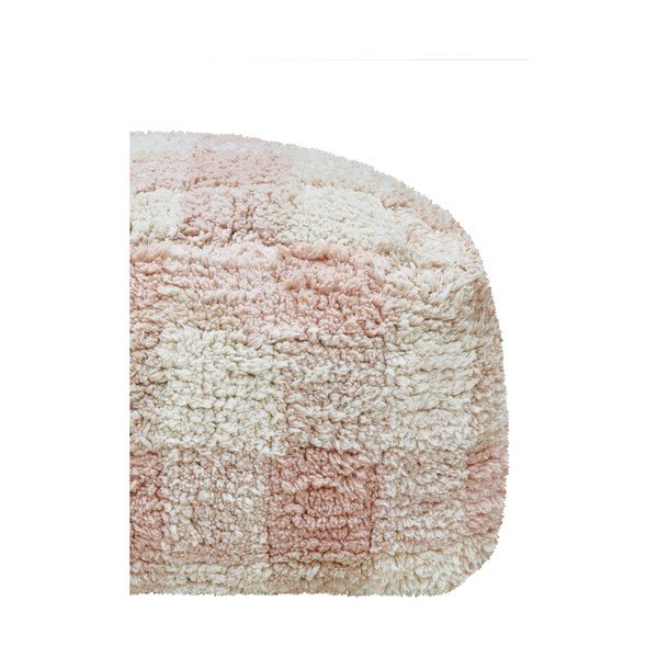 Világos rózsaszín gyerek puff Vichy Rose – Lorena Canals-image-3