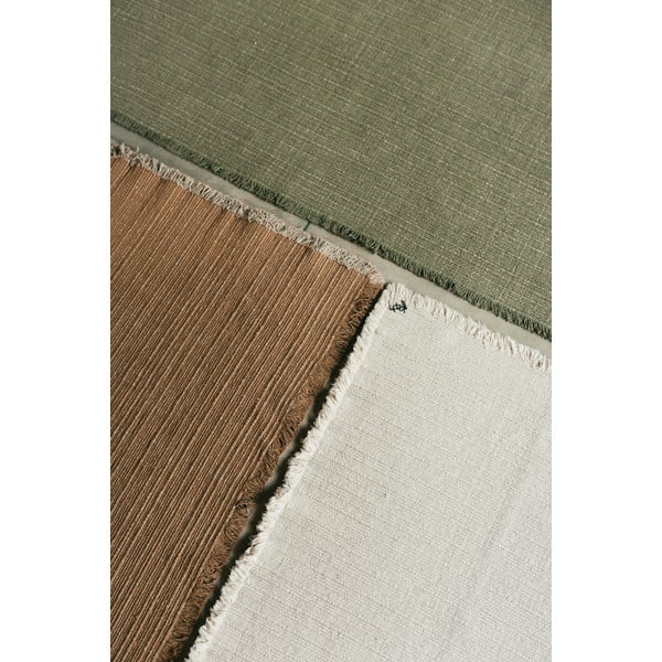 Krémszínű kézi szövésű pamut szőnyeg 200x300 cm Handloom – Lorena Canals-image-3