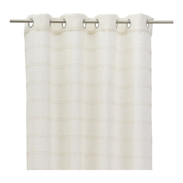 Bézs lenkeverék függöny 140x260 cm Nodes – Casa Selección