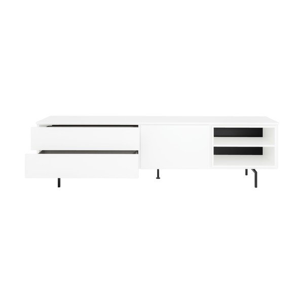 Fehér alacsony komód 210x57 cm Plain – Tenzo-image-4