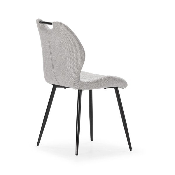 Világosszürke étkezőszék szett 4 db-os Muli – Marckeric-image-4