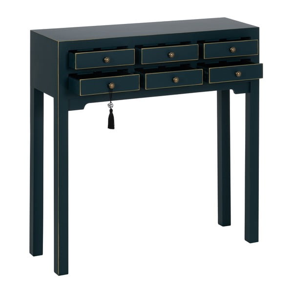 Kék konzolasztal 26x85 cm Diana – Ixia-image-3