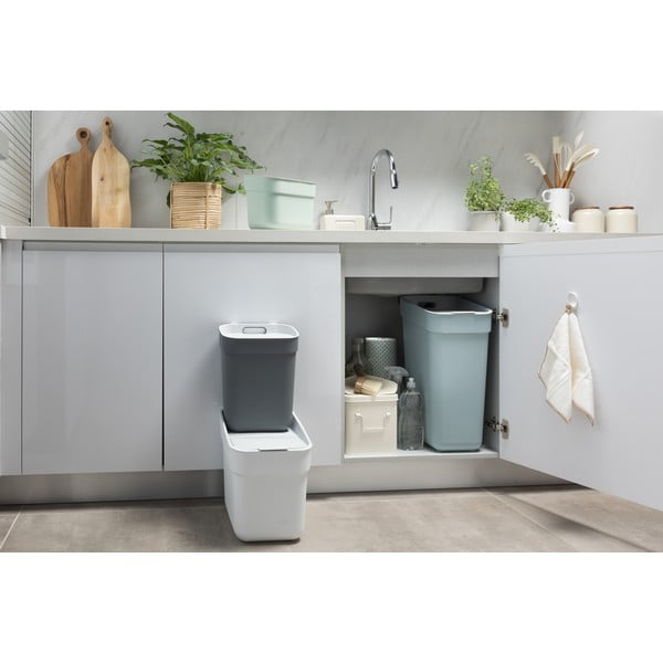 Világoszöld újrahasznosított műanyag szelektív szemetes 20 l Ready To Collect – Curver-image-4