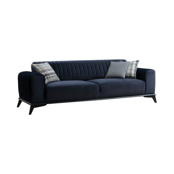 Sötétkék kanapé 220 cm Lisa – Balcab Home-image-2