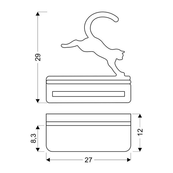Fekete gyerek lámpa Cat – Candellux Lighting-image-3