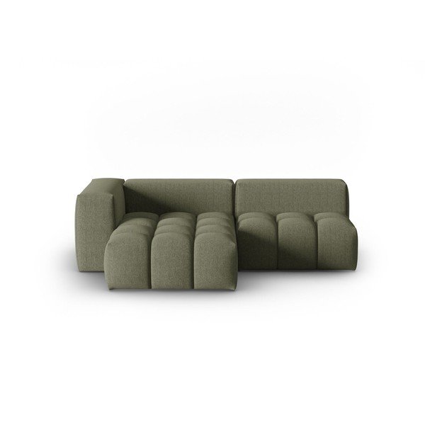 Sötétzöld sarokkanapé (bal oldali-heverő résszel) Verona – Cosmopolitan Design-image-2