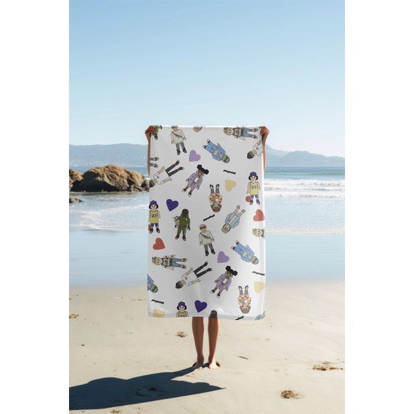 Frottír pamut strandtörölköző 75x140 cm Unique United – Playmobil-image-2