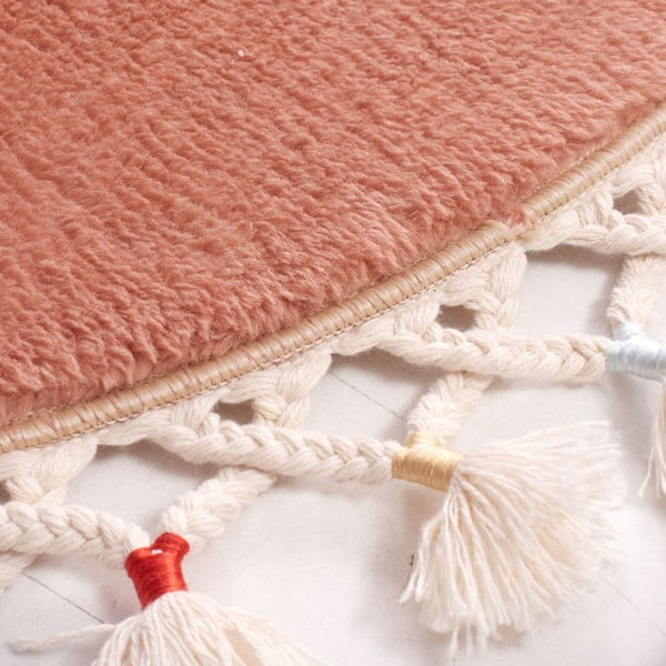 Barna fürdőszobai kilépő ø 80 cm Tuft – Foutastic-image-4