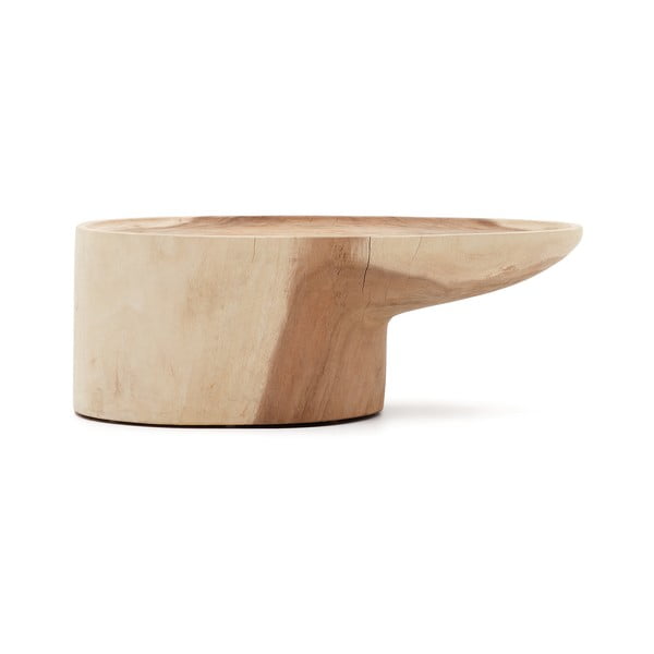 Natúr színű munggur fa dohányzóasztal 50x90 cm Mosi – Kave Home-image-2