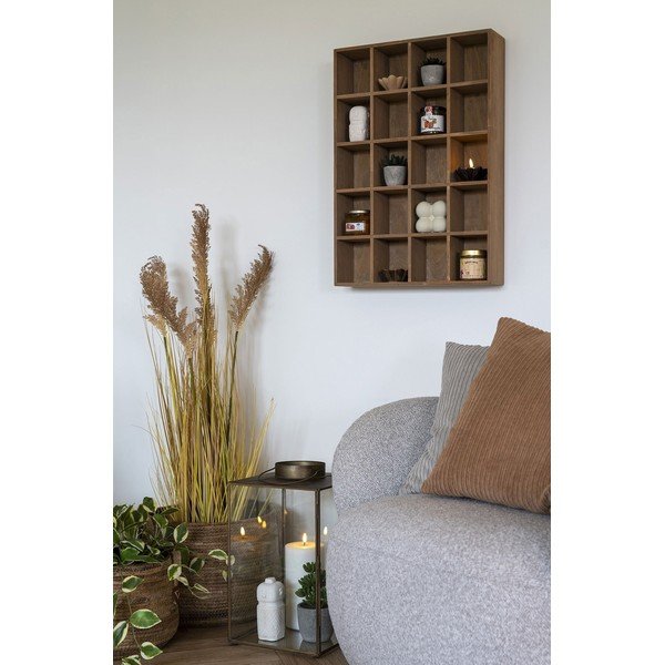 Natúr színű többszintes borovi fenyő fali polc 44 cm Moss – House Nordic-image-2