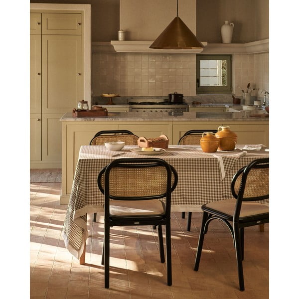 Fekete-bézs étkezőszék Doriane – Kave Home-image-3