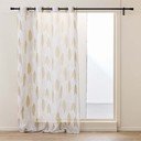 Bézs voile fényáteresztő függöny 140x280 cm Kim – douceur d'intérieur