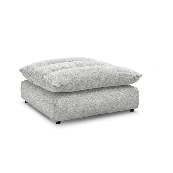 Világosszürke zsenília lábtartó Neil – Bobochic Paris