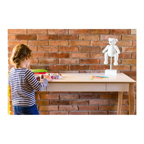 Lillo fehér íróasztal, hosszúság 105 cm - Ragaba-image-4