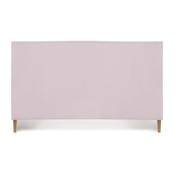 Kent rózsaszín ágy természetes lábakkal, 140 x 200 cm - Vivonita-image-2