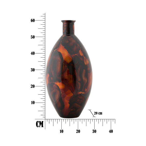 Ares barna váza újrahasznosított üvegből, magasság 60 cm - Mauro Ferretti-image-4