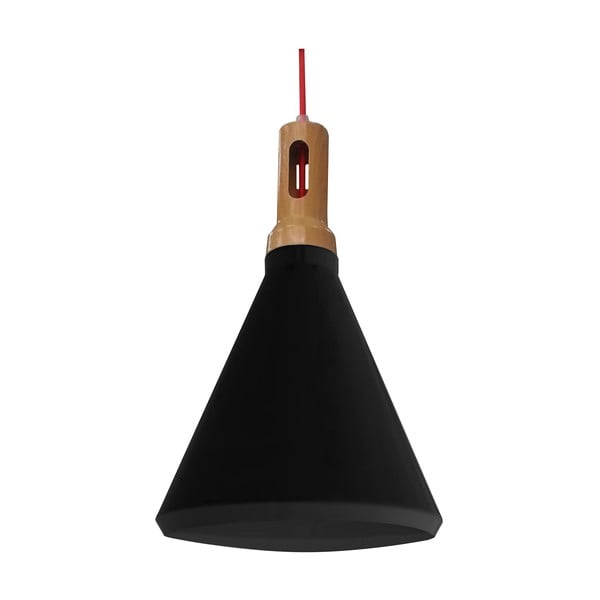 Fekete függőlámpa fém búrával ø 26 cm Robinson – Candellux Lighting