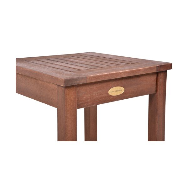 Eukaliptusz kerti tárolóasztal 40x40 cm Sonora – Garden Pleasure-image-2