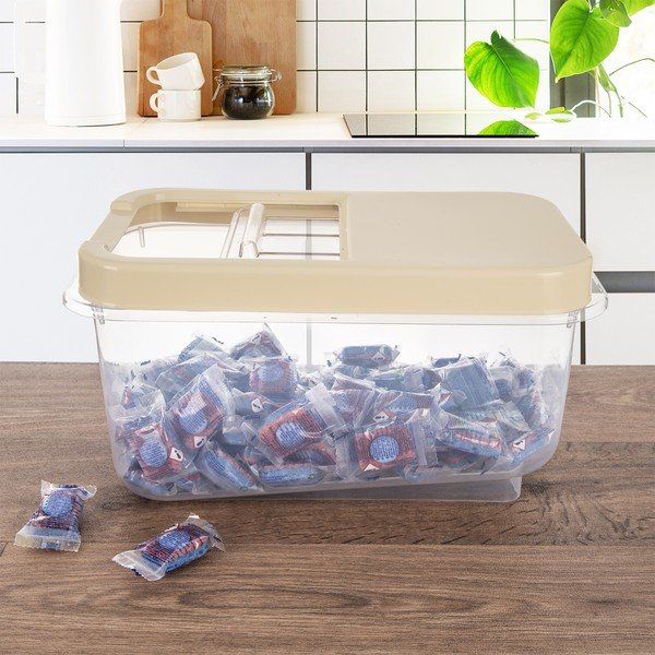 Fedeles műanyag tárolódoboz 35x20x18 cm Slop – Orion-image-4