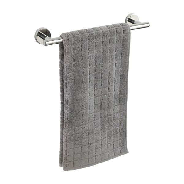 Fényes ezüstszínű fali rozsdamentes acél törölközőtartó Bosio – Wenko-image-2