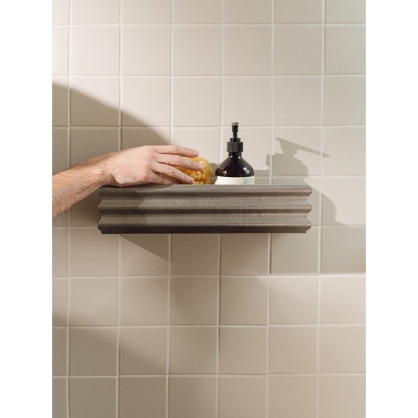 Ezüstszínű fali rozsdamentes acél fürdőszobai polc Olbi – noo.ma-image-2