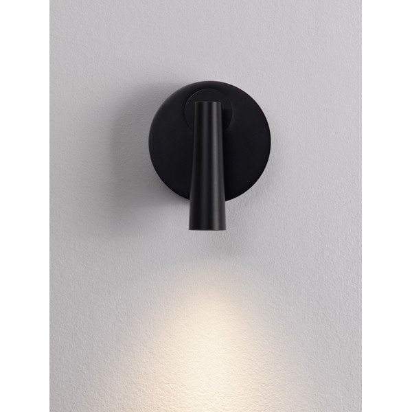 Matt fekete alumínium LED spotlámpa hajlítható szerkezettel 7x10 cm Tico – Nova Luce-image-1