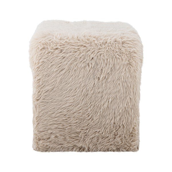 Bézs műszőrme puff Bobbie – Bloomingville-image-3