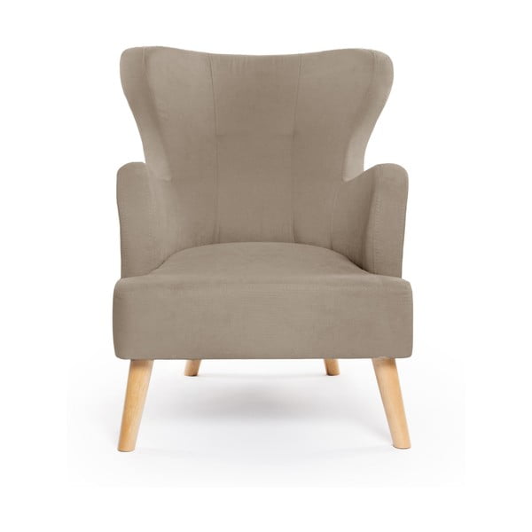 Bézs füles fotel Noemye – Bonami Selection-image-2