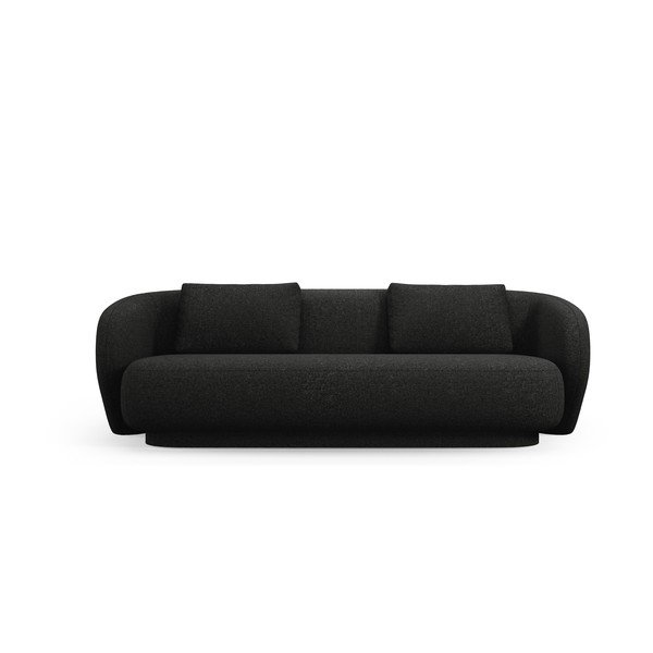 Fekete kanapé 204 cm Camden – Cosmopolitan Design
