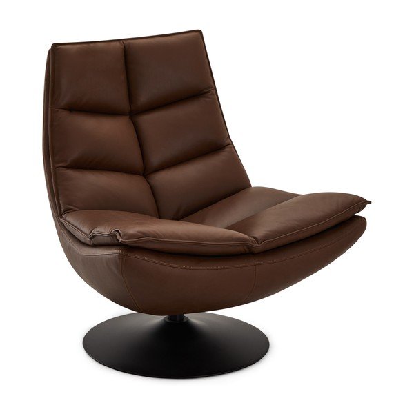 Sötétbarna bőr fotel Miami – Furnhouse-image-2