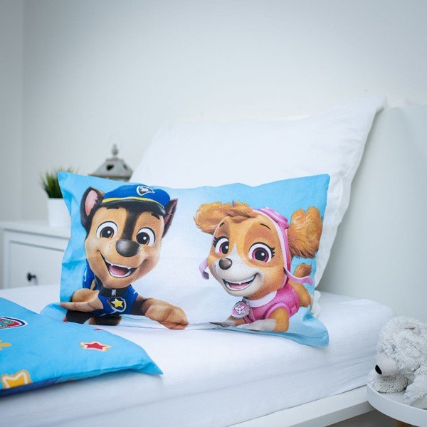 Pamut gyerek ágyneműhuzat babaágyhoz 100x135 cm Paw Patrol – Jerry Fabrics-image-2