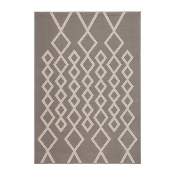 Elfenbein szürke-barna szőnyeg, 120 x 170 cm - Kayoom