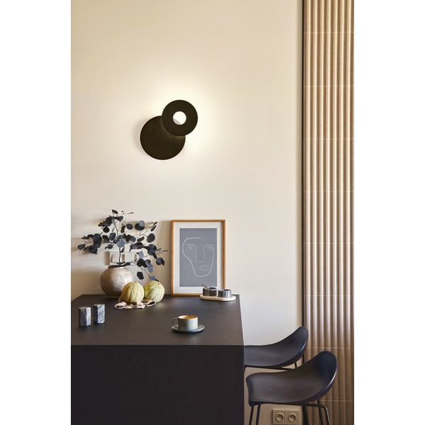 Fekete LED fali lámpa Hennes – Fischer & Honsel-image-1