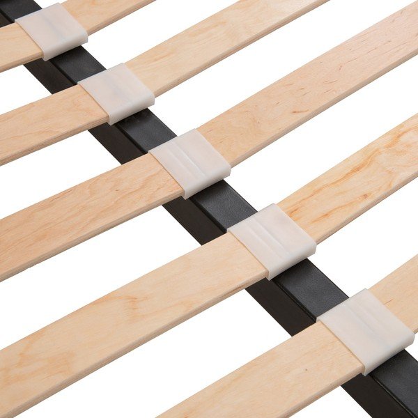 Windsor sötétkék ágy fekete lábakkal, 160 x 200 cm - Vivonita-image-1