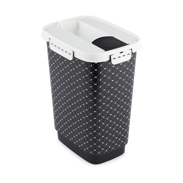 Fekete állateledel tartó doboz 50 l Cody - Rotho-image-4