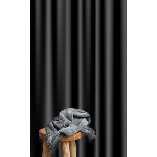 Fekete zuhanyfüggöny, 180 x 200 cm - Bahne & CO Pure