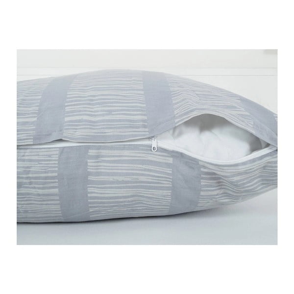 Szürke egyszemélyes krepp ágyneműhuzat 140x200 cm Honey Comb – B.E.S.-image-2