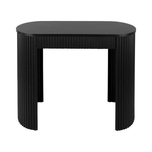 Fekete fém konzolasztal 40x100 cm Estriado  – Leitmotiv