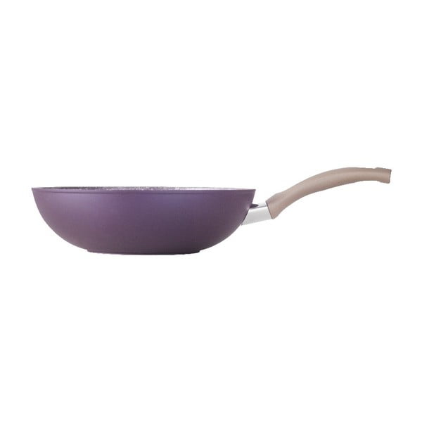 Granitium lila tapadásmentes wok serpenyő, ⌀ 32 cm - Brandani
