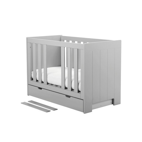 Calmo szürke variálható kiságy, 140 x 70 cm - Pinio-image-1