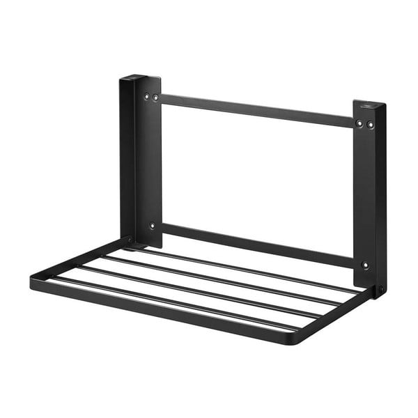 Matt fekete fali acél fürdőszobai polc Tower – YAMAZAKI