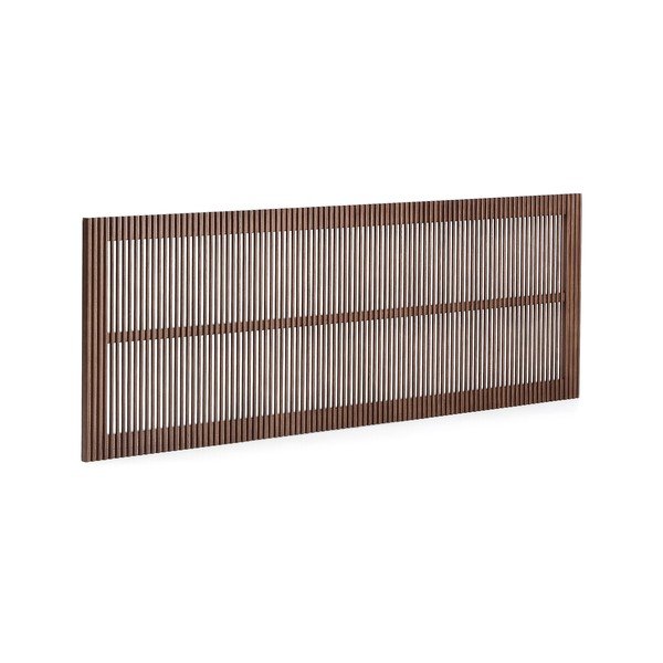 Sötét natúr színű kőrisfa ágytámla 195x70 cm Beyla – Kave Home